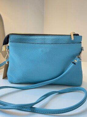A. Bellucci Blue Leather Purse